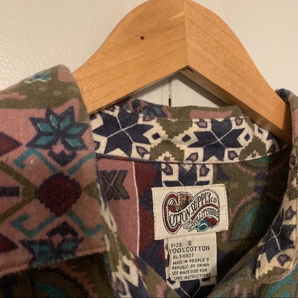 Vintage | Printed Western Button Down - Picture 5 of 7